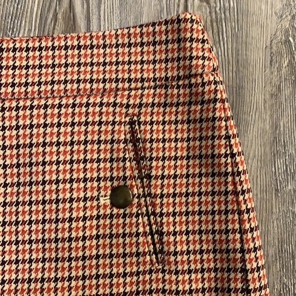 NWOT Ann Taylor Loft houndstooth skirt w pockets - Picture 2 of 5